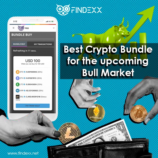 Get all your #top  three #CMC #coinmarketcap listed #coins in Bundle Buy.

#Findexx