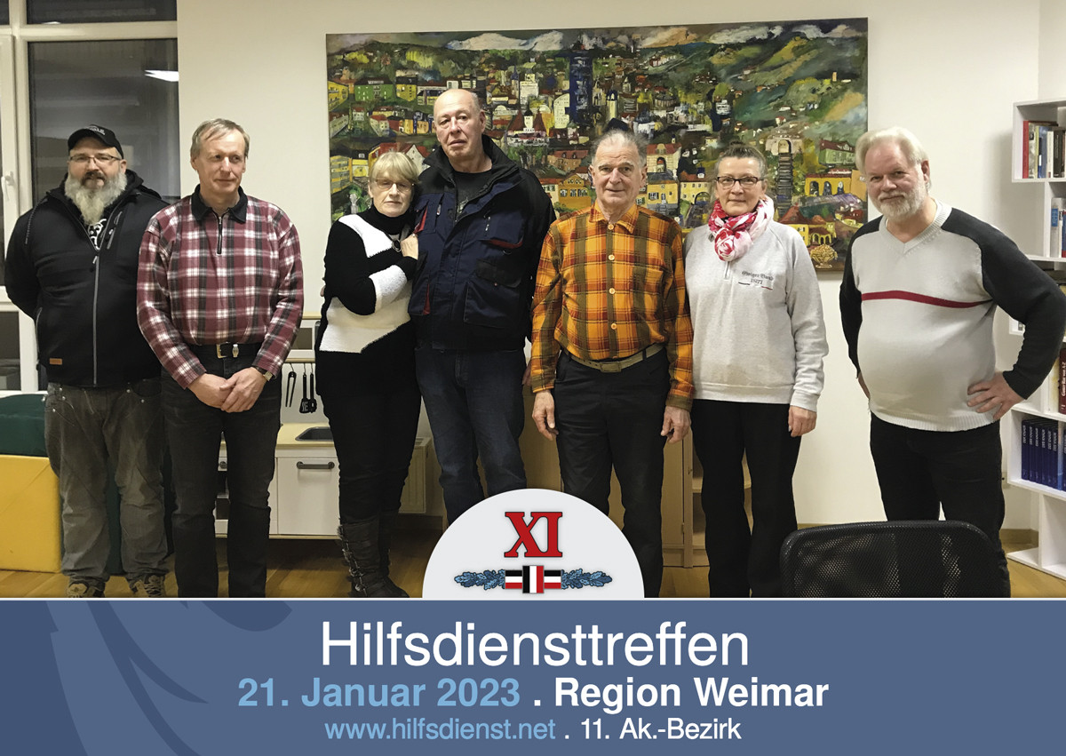 Vhd1N's tweet photo. #Hilfsdiensttreffen in Jena.

#DieDeutschenKommenZuSich  #VHD #EwigerBund #VHD1

https://t.co/P9d2M3EEEq

⬇️https://t.co/HQS8H6hedr 
✅https://t.co/RLIGjBsK0e
🌐 https://t.co/YpnfCMkDYw 
📖 https://t.co/jbJmd3L6u3 https://t.co/xKYPFRUfRv