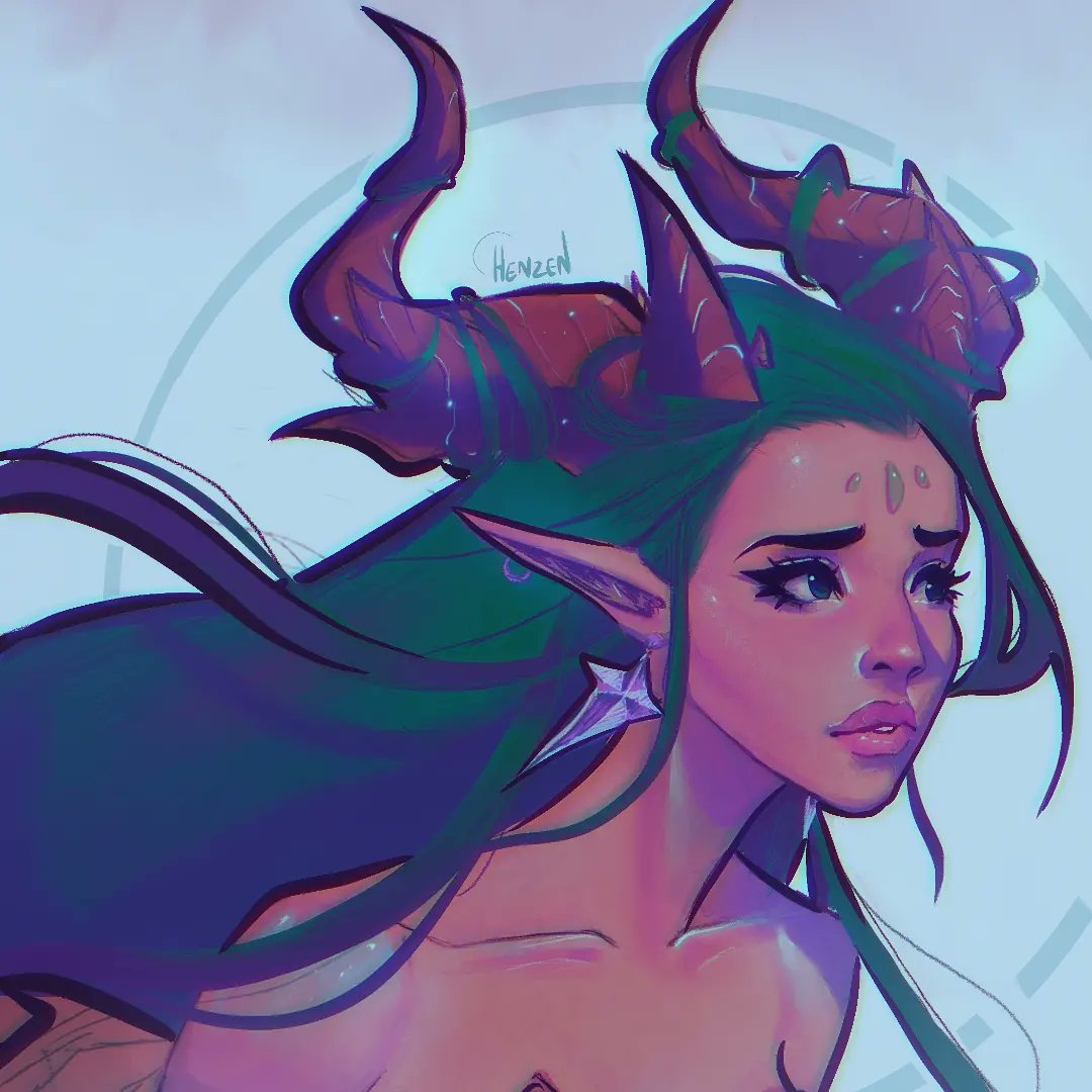 henzen88's tweet photo. Quisiera retomar el postear mis dibujos aquí  pero honestamente no le se a esto. 

#fantasyart #ELF #arte #Procreate https://t.co/lntWDQUalM