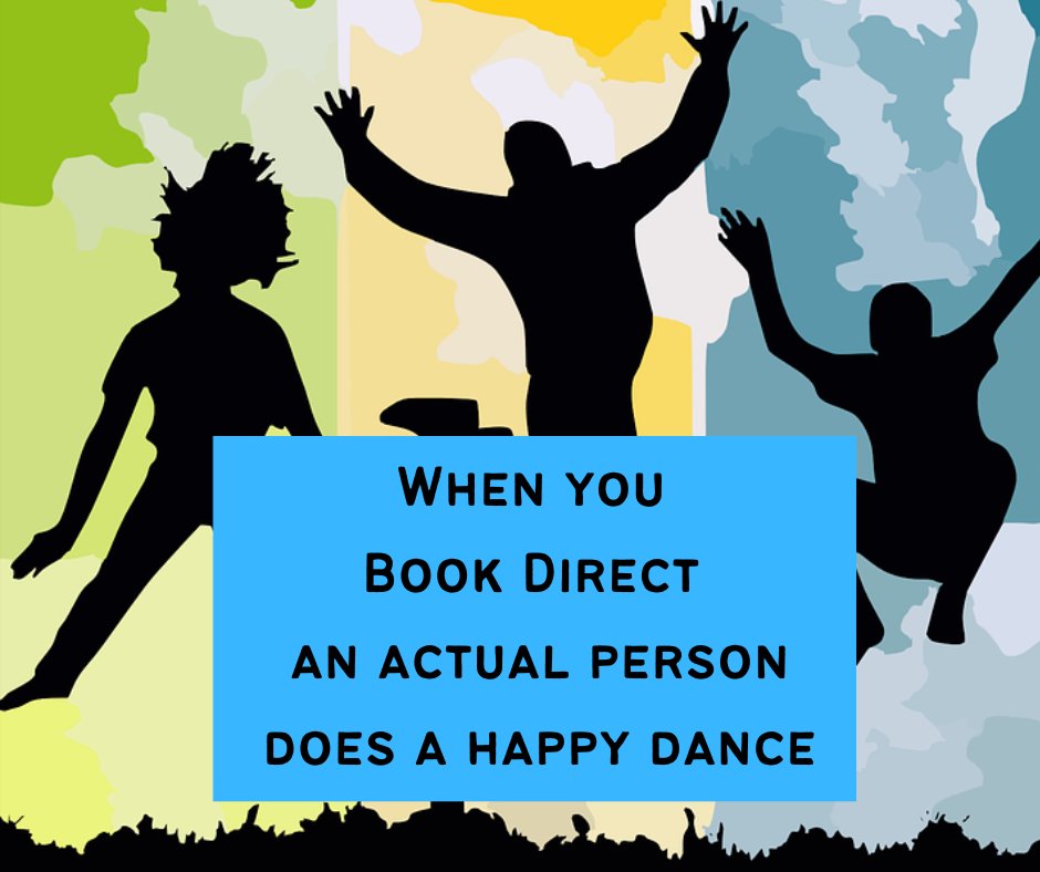 ❤❤ It's Book Direct Day ❤❤ 

Book Direct with the Owner and you'll ...

💷 Save money
📞Get lots of info from the owner about the property/area
🏡 Keep money in the local area
😍 Make owners very happy

#bookdirect #bookdirectandsave #BookDirectDay 

facebook.com/groups/bookhol…