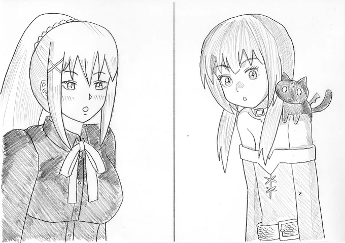 前回の絵のおまけです
鎧を直すカズマに見入るダクネスとめぐみん
#この素晴らしい世界に祝福を #このすば #めぐみん #ダクネス 