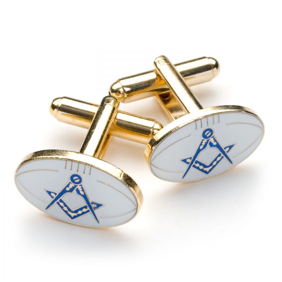 masoniccollect's tweet photo. This White Rugby Masonic Cufflinks is gold plated and designed in a rugby ball shape. A blue color square and compasses have a white surface which enhances their beauty. Shop now! https://t.co/So3IMlvHvY and Get Free shipping on all #UK orders above £70 on purchase. #Masons. https://t.co/STcMFvOyQg