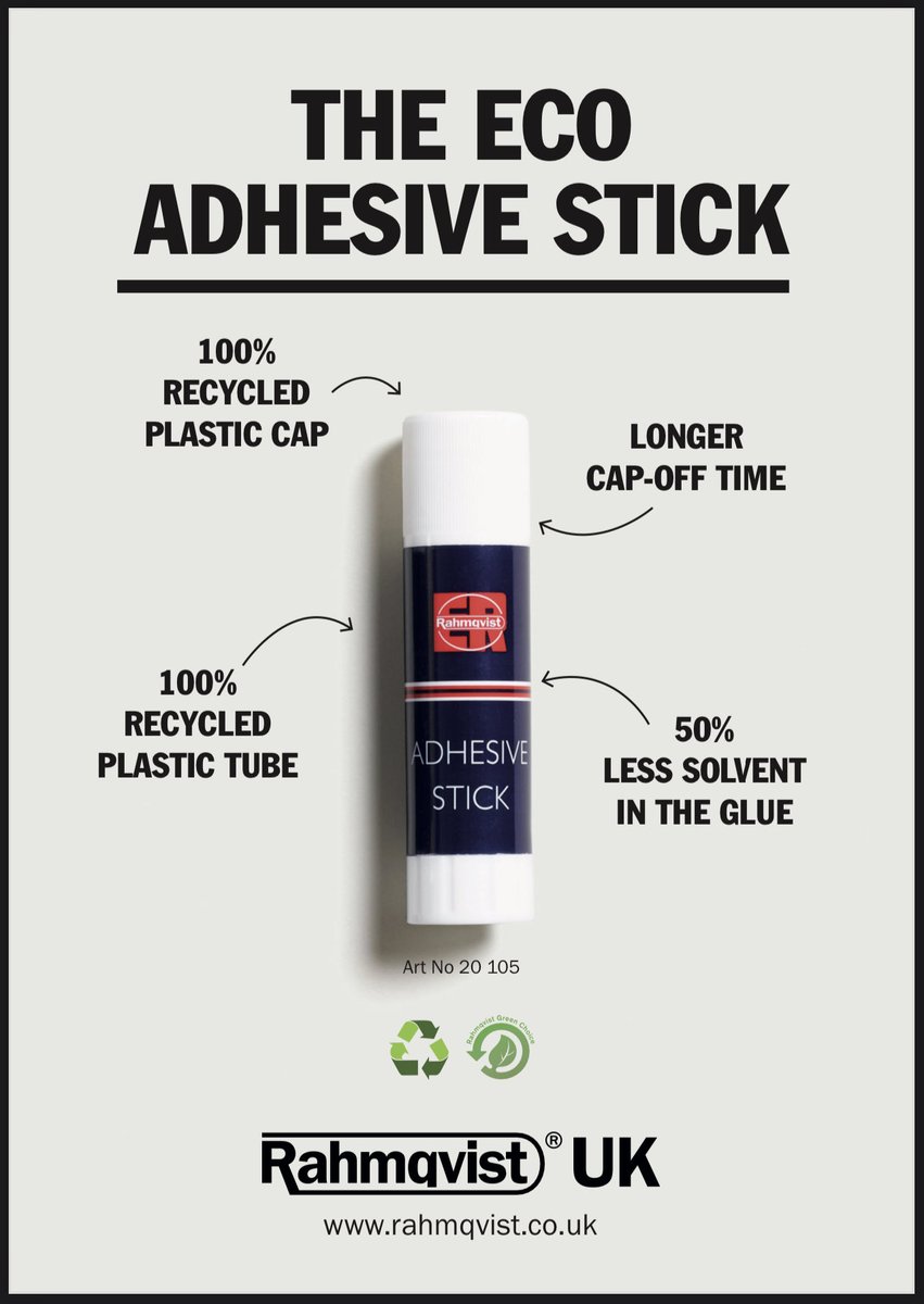 ‘Classroom Gold’ a Gluestick that actually sticks and one whose cap can be left off for 10 days without drying .. it also uses 2nd use plastic for the tube and cap, pretty good if you want to help the plant 🪴 why not try one!? #headteachers #schools #education #EYTagteam #ECO