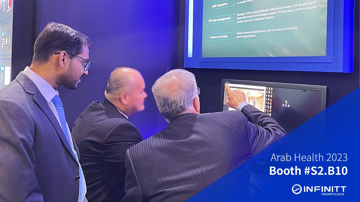 INFINITThealth's tweet photo. Haven’t dropped by #INFINITTHealthcare booth yet? We’re available for a quick demo or chat anytime!
📍 Booth #S2.B10
#ArabHealth2023 #AI_PACS #radiation_oncology_PACS #cardiology_PACS #enterprise_imaging #AI_platform https://t.co/rkD3GtkopQ