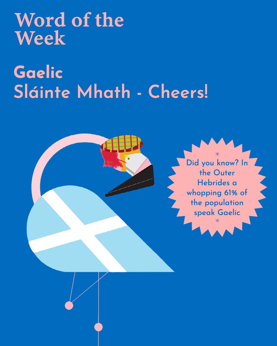 January is over...Cheers to that!
Have you got any favourite Gaelic phrases? Let us know in the comments 🏴󠁧󠁢󠁳󠁣󠁴󠁿 🦩