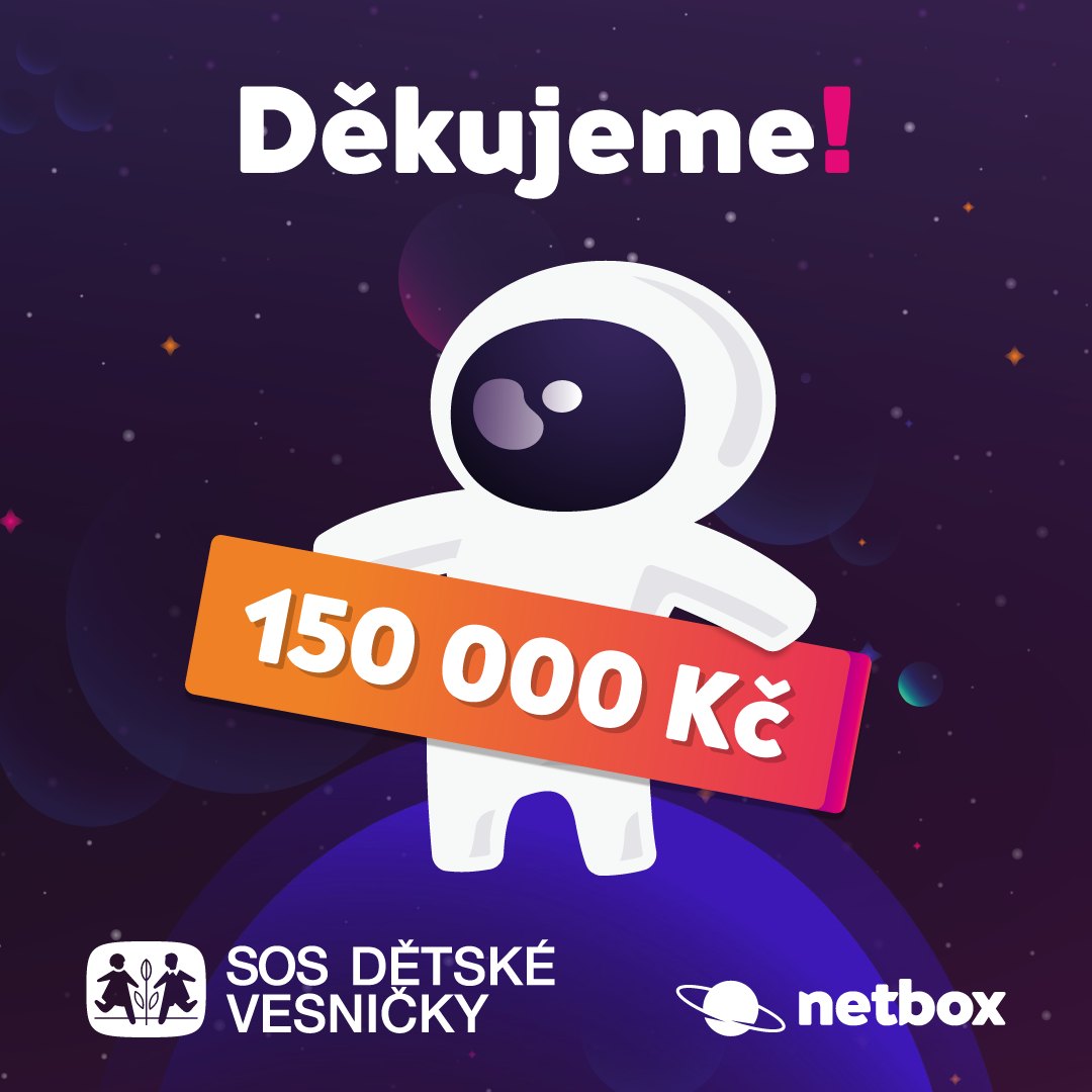 netboxcz's tweet photo. Dětem z @SOSvesnicky jste na letošní vánoční sbírce pořídili dárky za více než 150 tisíc korun! 👏

Děkujeme všem, kteří se zapojili.🙏 Přispěli jste dětem na lepší budoucnost!💜🕊 https://t.co/tSn3rr5DuE
