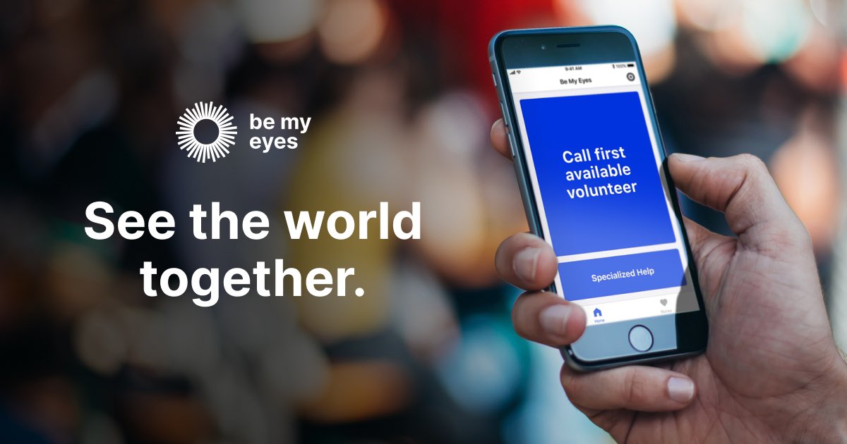SouhailaAhlal's tweet photo. Be my eyes ad #NMKTRCH #MKTINGNEURO #XperientialMkt @lets_NEUROmkt @mwielgus13 @NicolasViIIegas @BennaniRay https://t.co/OXcFhomiSU