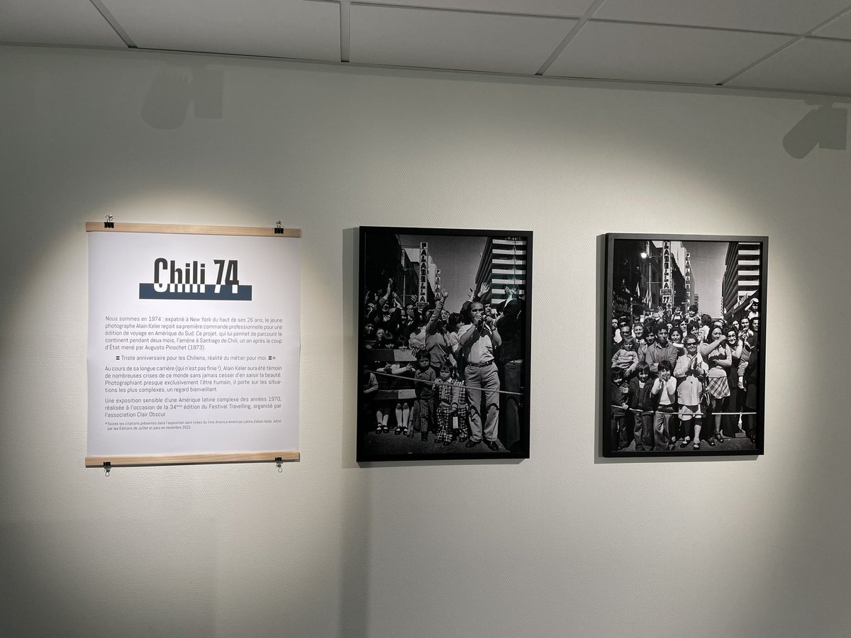 assobug's tweet photo. Le photographe Alain Keler vous propose une plongée dans le #SantiagodeChile de 1974 avec cette superbe exposition dans le cadre du festival Travelling https://t.co/UfRXmKv86Q