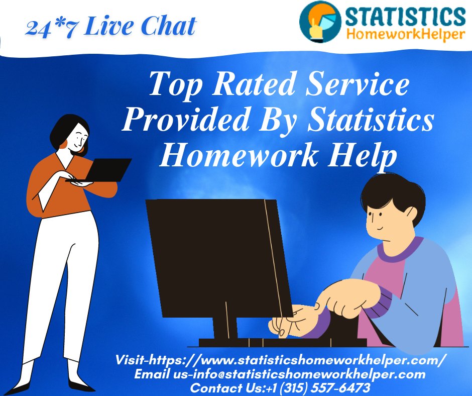 StatisticsHome2's tweet image. My name is Marcos Tracy. I am associated with statisticshomeworkhelper.com for the past 9 years and have been helping students with their
Statistics homework.
I have a master's in Professional Statistics from Harvard University.
#statisticshomeworkhelper
#onlinehomeworkhelp #study