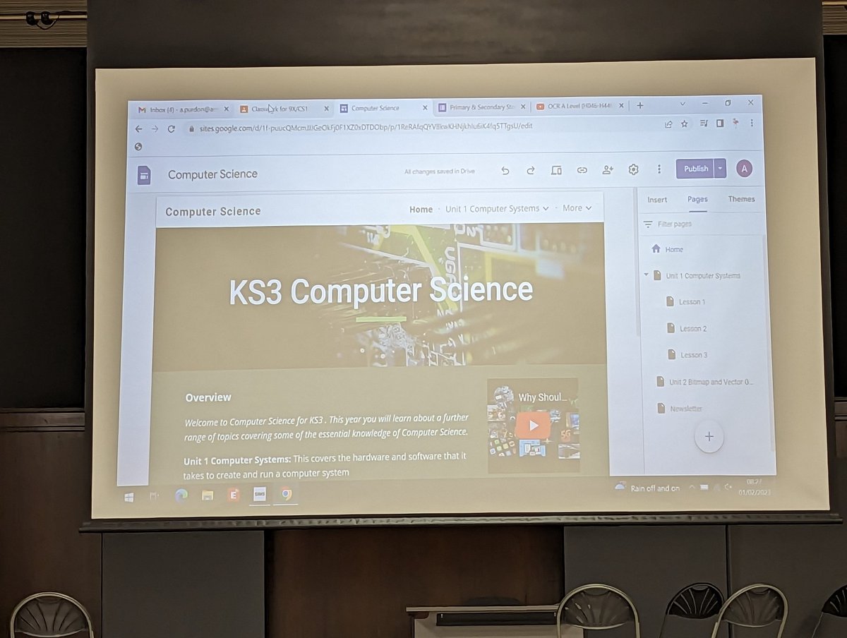 ArmfieldTandL's tweet image. #SnapandShare was presented by Mr Purden - @ArmfieldFCAT Computer Science looking at how we can use #GoogleSites within curriculum areas.