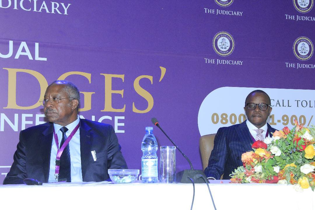 JudiciaryUG's tweet photo. Happening Now: Hon. Justice F.M.S Egonda Ntende is making a presentation on “Transition from Manual to Digitalised Court Processes: The Migration to ECCMIS #24thAJC https://t.co/BCMLBFeQ4Q