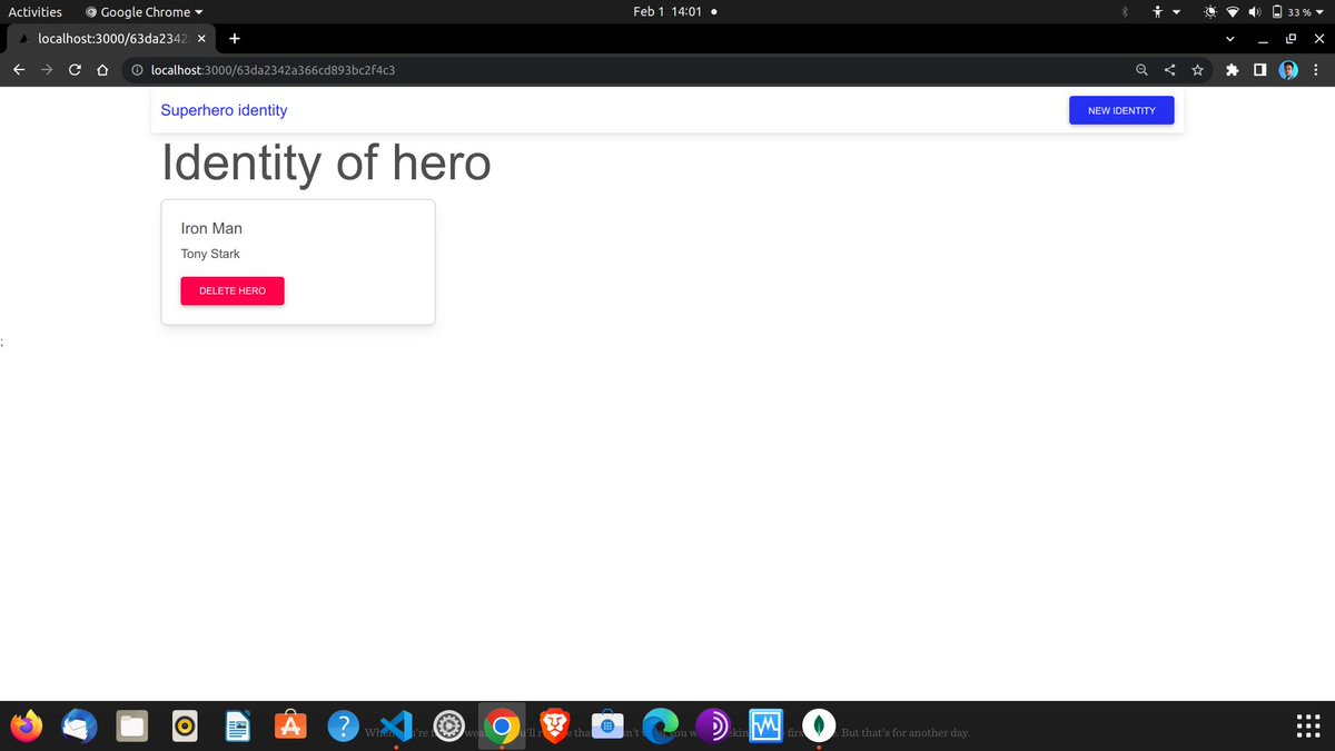 saadat_1997's tweet image. 🔴 Day 29 #100DaysOfCode
Completed the Nextjs crash course ✅
Created a basic crud app with Nextjs, Material Design Bootstrap, Mongoose and MongoDB 👨💻
#iwritecode