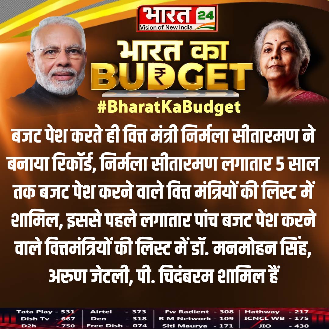 Bharat24Liv's tweet photo. #BharatKaBudget #Budget2023 #BudgetSession 
@narendramodi @nsitharaman https://t.co/F5VQLYTm0K