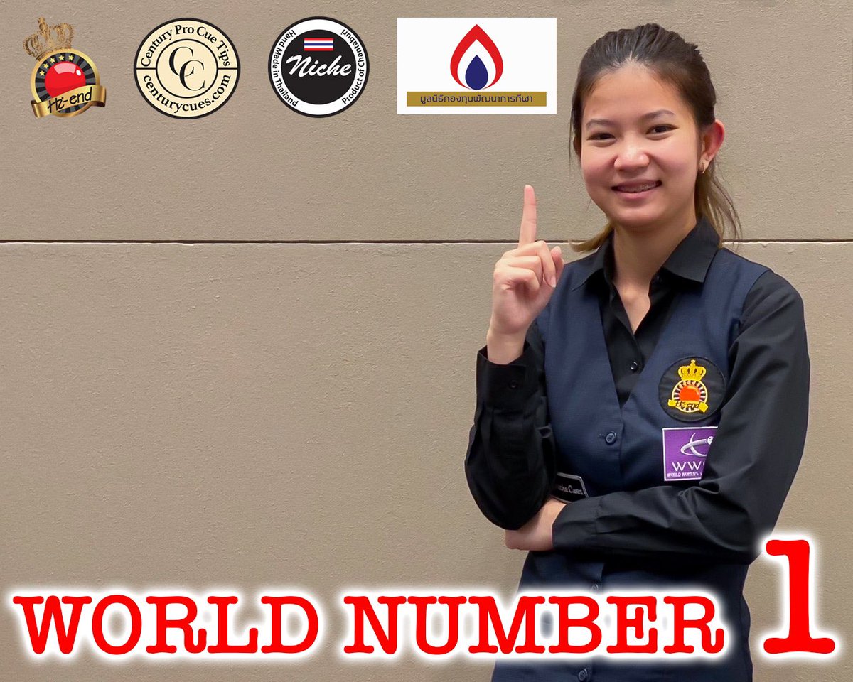 Congratulations to NEW WORLD NUMBER 1️⃣,  Magic Mink
many target achievements come faster than we expected :
maximum break
world champion
main tour player
world mixed double champion
world no. 1

to be recorded in world snooker history, Mink is women world no. 1️⃣ on 1 feb. 2023.