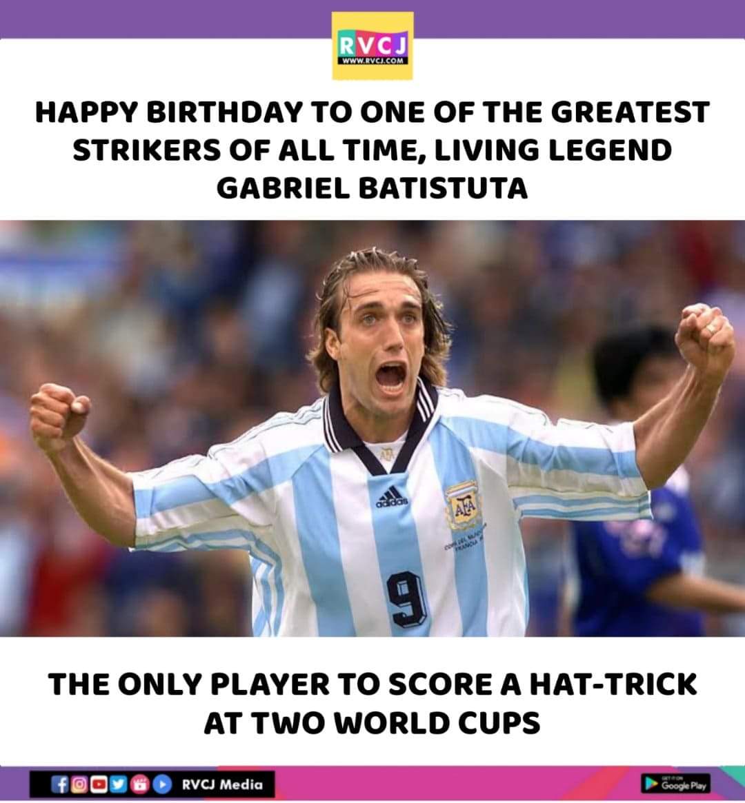 Happy Birthday Gabriel Batistuta!  