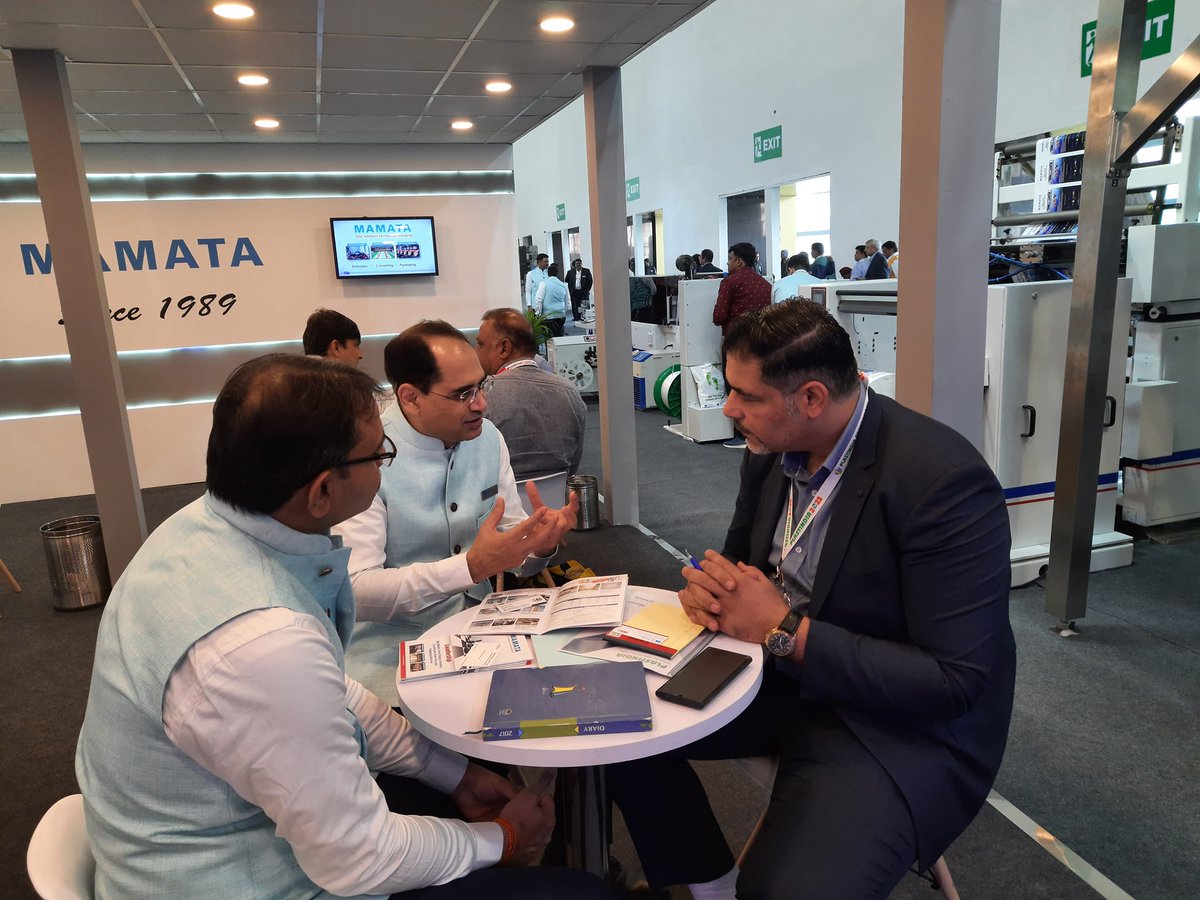 mamatamachinery's tweet image. Day 1 :
Mamata Team Always standby/Ready for our Valuable Visitors and Customers. We are At PlastIndia  With full of Energy. Please Visit Hall No.6 Booth No. A 3

#plastindia #plastindia2023 #bagmakingmachine #packaging #packagingmachine #plasticmachine #plasticindustry #polymer