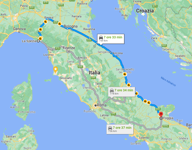 Come si chiama quel governo che impone alla #GeoBarents un viaggio di 100 ore e 1 .235 km per portare i naufraghi dal punto di recupero fino a La Spezia e poi trasferire i minori non accompagnati, in pullman a Foggia a 760 km di distanza?