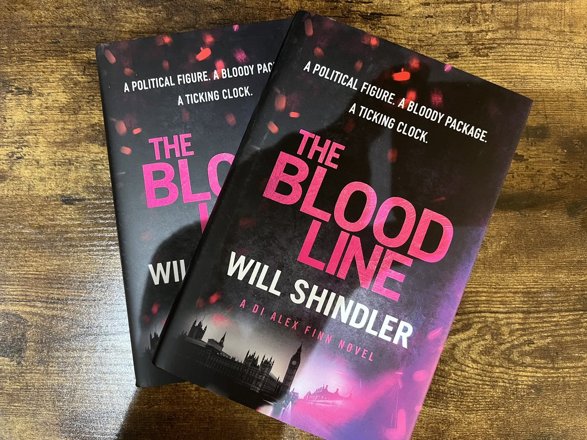 The Blood Line is released into the wild tomorrow. To celebrate I’m giving away two signed hardbacks. To enter:
🩸RT this post 
🩸Follow <a href="/WillShindler/">Will Shindler</a> 
🩸Tag someone!
I’ll pick a winner on Thursday Feb 9th. UK only. #BookTwitter #bookgiveaway #giveaway #thebloodline