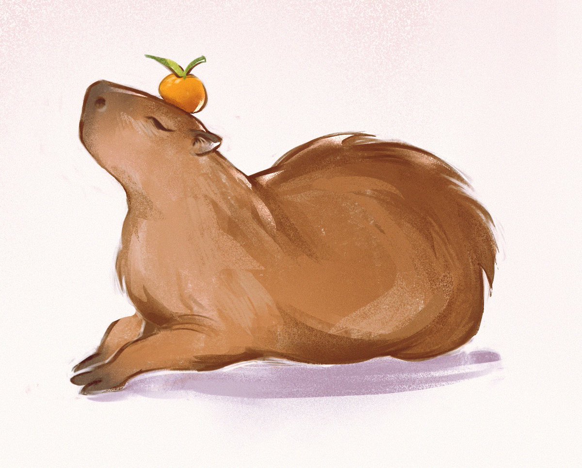 _L004P's tweet photo. Capybara hours???? https://t.co/B0QVVXTJ3I