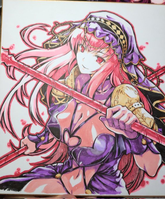 スカサハ師匠
色ペンが無かった何とかなったかな?
一応完成とします
コレも台湾FFに持って行きます
現地に来れる方宜しければ見に来てください 