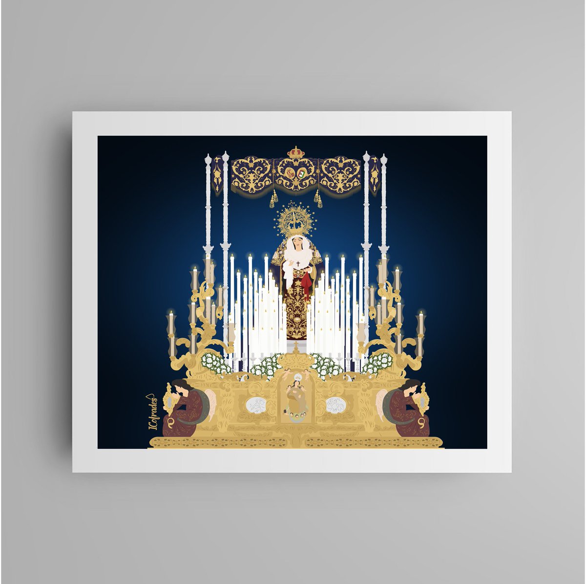 ⚜️ María Stma. Del Amor ⚜️ 
📧 Más info por MD si estás interesad@ 
<a href="/Cofradiaelrico/">Cofradía “El Rico”</a> #CofradiasMLG