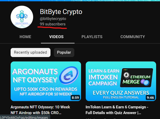 officialbitbyte's tweet photo. 🎯 Only 1 Subscriber To Hit 100 In Youtube Channel 🥳

🎁 $5 Giveaway To Random One Winner

⏭️Complete these steps:
🔹 Subscribe: https://t.co/JCGGgInuAC
🔹 Follow @officialbitbyte 
🔹 Take screenshot &amp; reply with BSC address

⏰ Time: 8 Hours https://t.co/fGXaX0YXbK