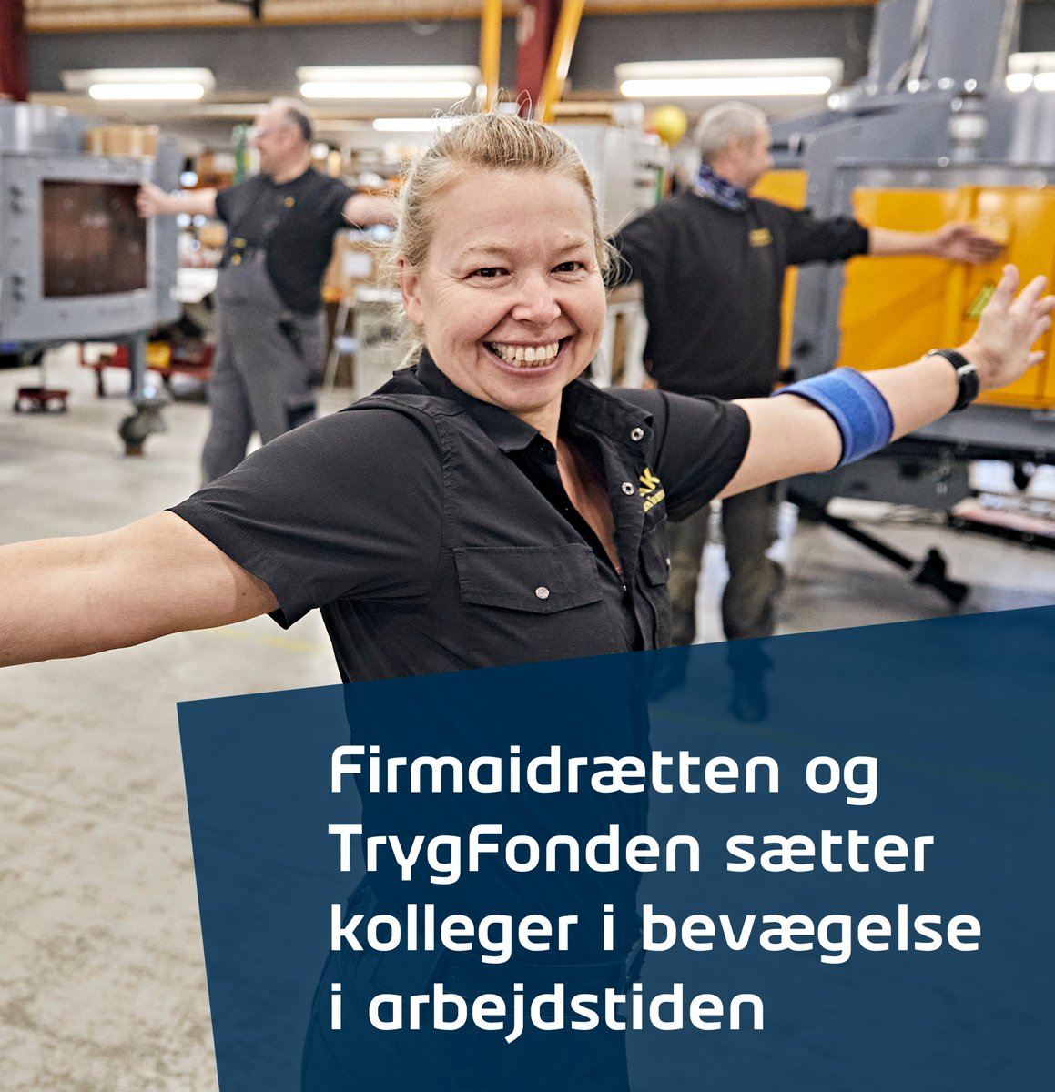 Sammen om kolleger i bevægelse!🙌🏃‍♀️
@trygfonden har doneret 5,8 mio. kroner til Dansk Firmaidræt, som med et treårigt projekt vil knække koden til, hvordan vi får langt flere kolleger i gang med at bevæge sig og dyrke motion i arbejdstiden. 

Læs mere: 
firmaidraet.dk/nyheder/firmai…