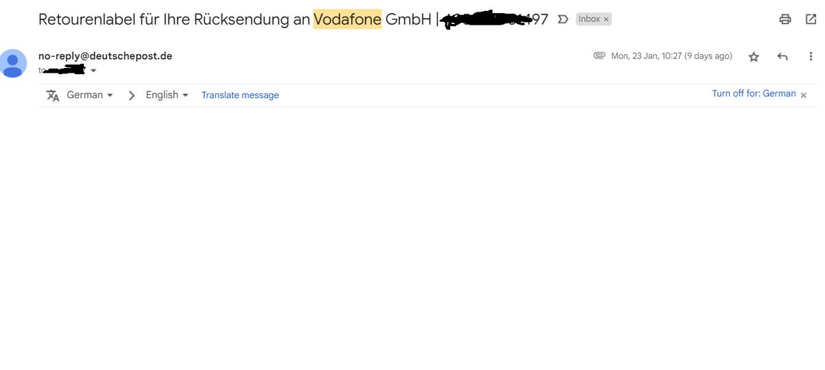 Allesanddro's tweet photo. 01.02.2023: Darauf hin habe ich bei Vodafone angerufen, wo man mir miteilte, dass ich per SMS auf mein DEFEKTES Geräte informiert worden bin das, dass Geräte gegebenenfalls ausgetauscht wird. https://t.co/fYIQAATZ4b