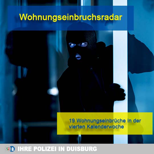 polizei_nrw_du's tweet photo. Wohnungseinbruchsradar der #Polizei #Duisburg für die vierte Kalenderwoche. Wohnungseinbrüche unter anderem in folgenden Stadtteilen:
👉#Marxloh
👉#Fahrn
👉#Scherpenberg
👉#Atrop
👉#Rheinhausen
👉#Wanheimerort
👉#Hüttenheim
Zur #Tatort - Übersicht: https://t.co/X5TYJ2ZYEV https://t.co/klJBba2Wpa