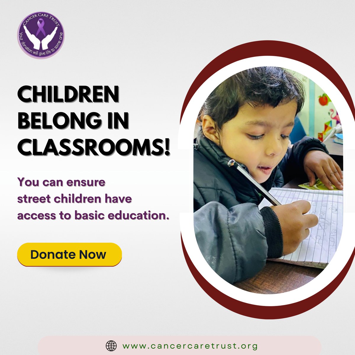 can_care_trust's tweet photo. Letโs collectively recognize and support efforts in making education a fundamental right for children.
Donate Now: https://t.co/gr1XnHYmv6
#Education #ForEveryChild #sponsorforpoorchild #childreninIndia #educationforall #educationmatters https://t.co/RDjOLTLZHz