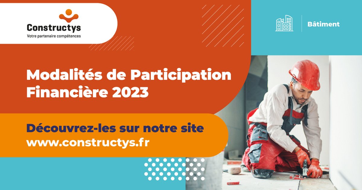 Constructys_'s tweet photo. [#Financement #Formation2023]
📢 Entreprises du #Batiment, vous avez un projet de formation ?
Découvrez les modalités de participation financière de l’année 2023 !
En savoir + 👉 https://t.co/1rYgcyaJeJ

#Construction #Alternance #DeveloppementDesCompetences
@Constructys_ https://t.co/POML7bnnS2