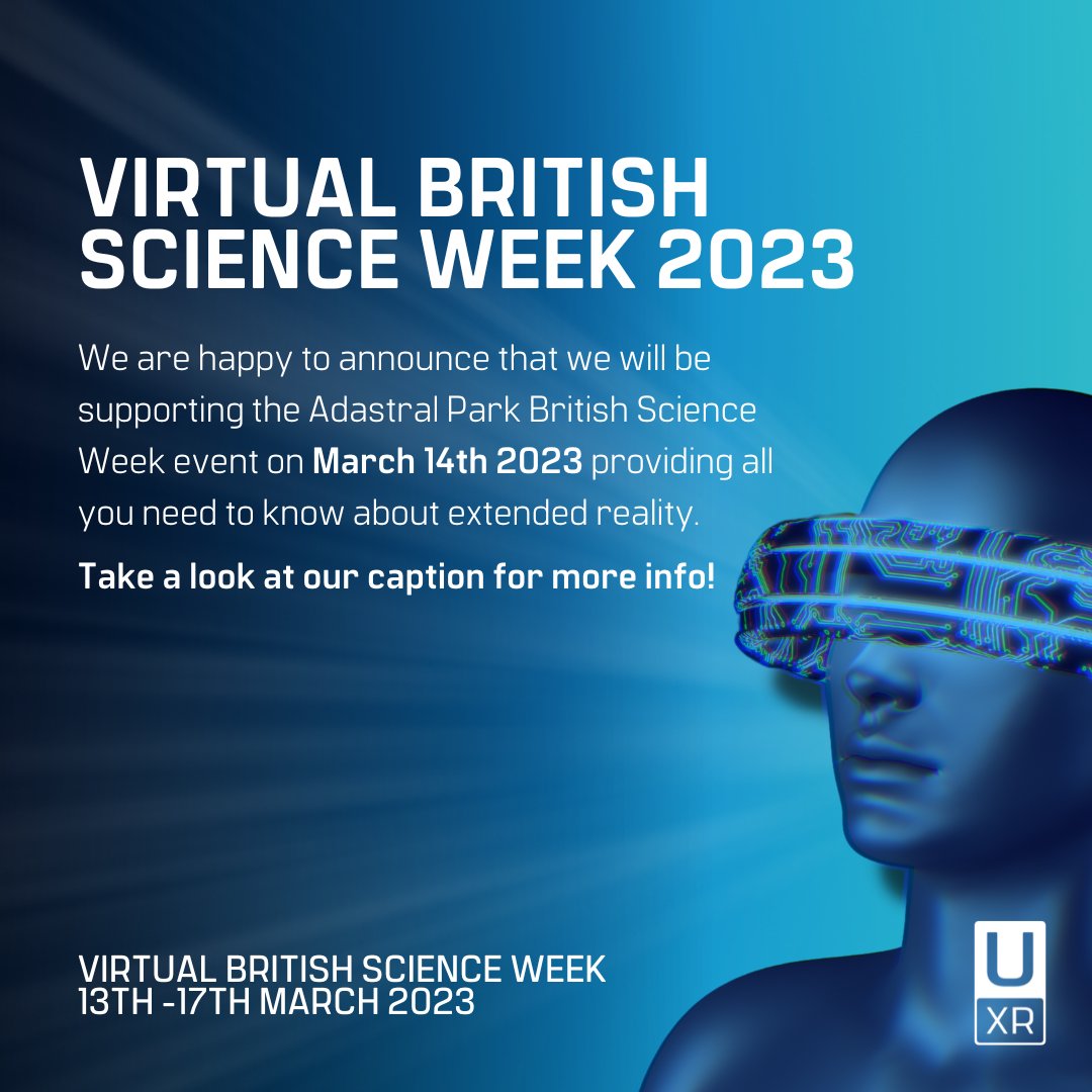 Virtual British Science week is back! 

We are excited to announce we will be supporting the British Science Week event with British Telecom 🥳 

atadastral.co.uk/bsw/2023/

#AR #VR #Technology #BSW #BT #Britishtelecom