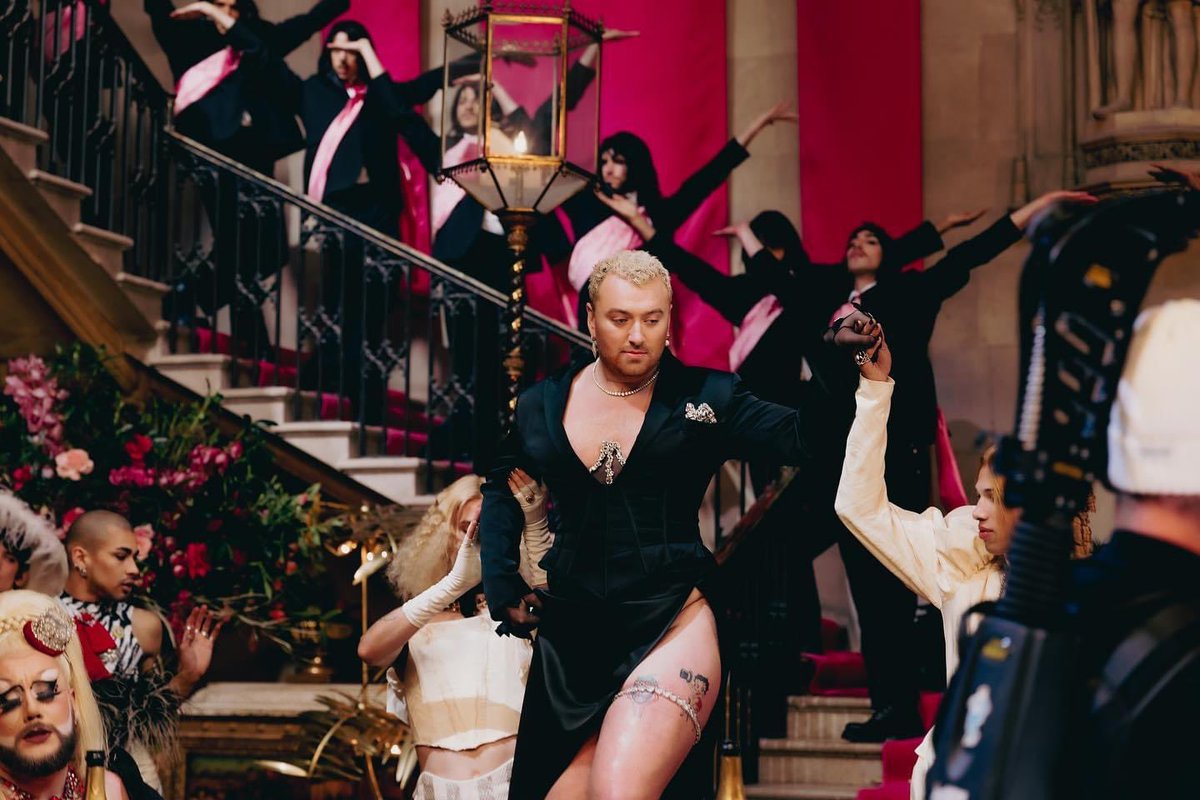 Sam smith is having the best time of his life.