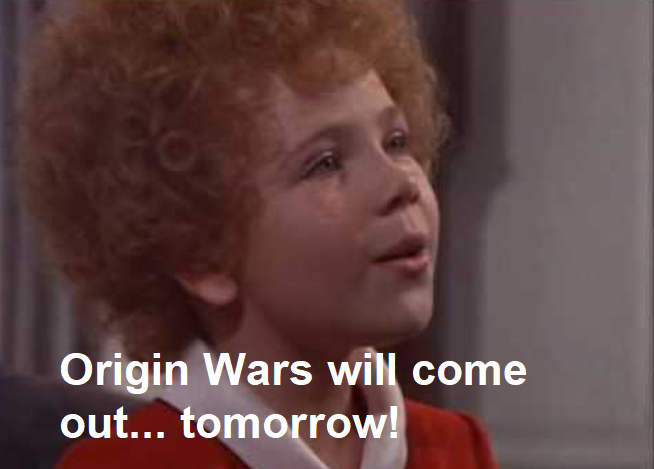 SteSharpAuthor's tweet photo. Sing it with me... 🎵😄

Yep, the final book of the Origin Trilogy comes out tomorrow and I'm a little bit excited, can you tell?!

#OriginWars #Scifi #ScienceFiction https://t.co/3PsR0faJDX