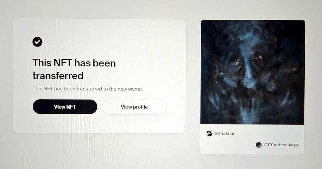 Shak0uram's tweet image. Morning my dear friends 😊

Sometimes the value of people and their friendship with each other and love for a painting is much more valuable than money...
Congrats to you my dear friend @YYurchevskaya 🤍