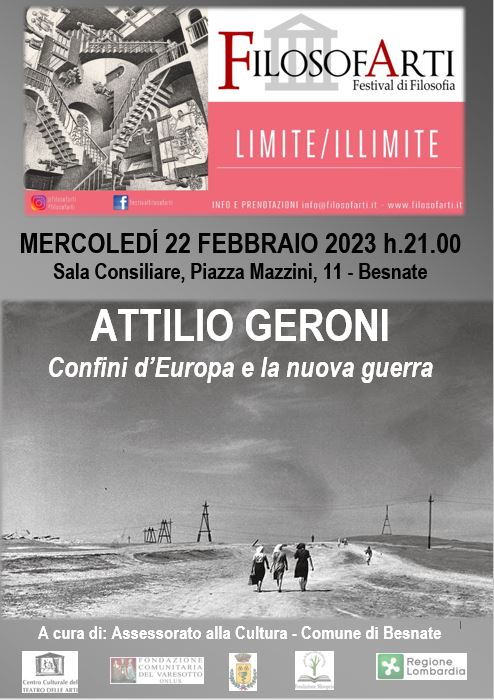 AttilioGeroni's tweet photo. Anche i giornalisti nel loro piccolo partecipano a #FilosofArti. Confini, limiti e la nuova guerra in Europa https://t.co/HeGojncLzj