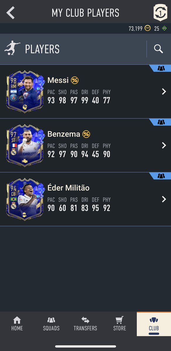 DonyTribuana's tweet photo. When you play FUT casually and this is what you get from TOTY promo #FIFA23 https://t.co/KKrMkxOc4A