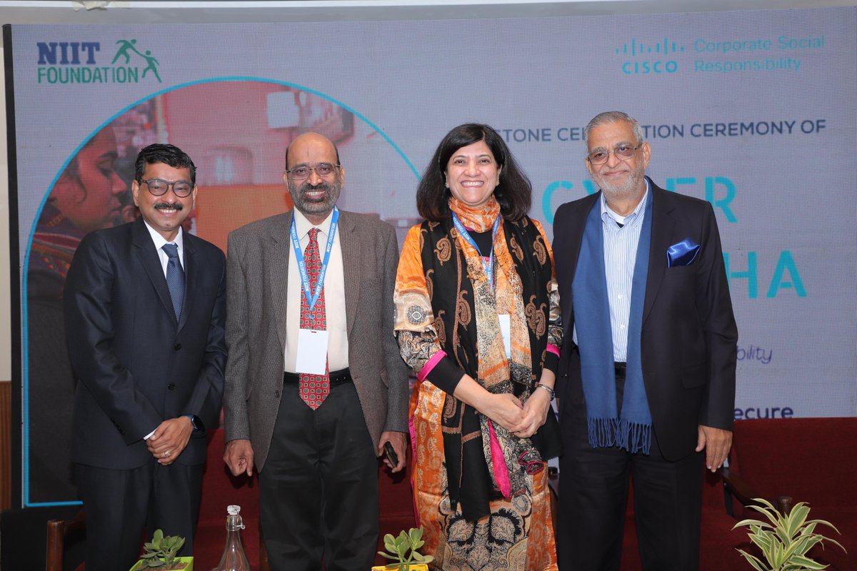We are excited to announce the commemoration of 1 Lakh cybersecurity champions, trained under the #CyberSuraksha program with NIIT Foundation.
#NIITFoundation, #Cybersecurity