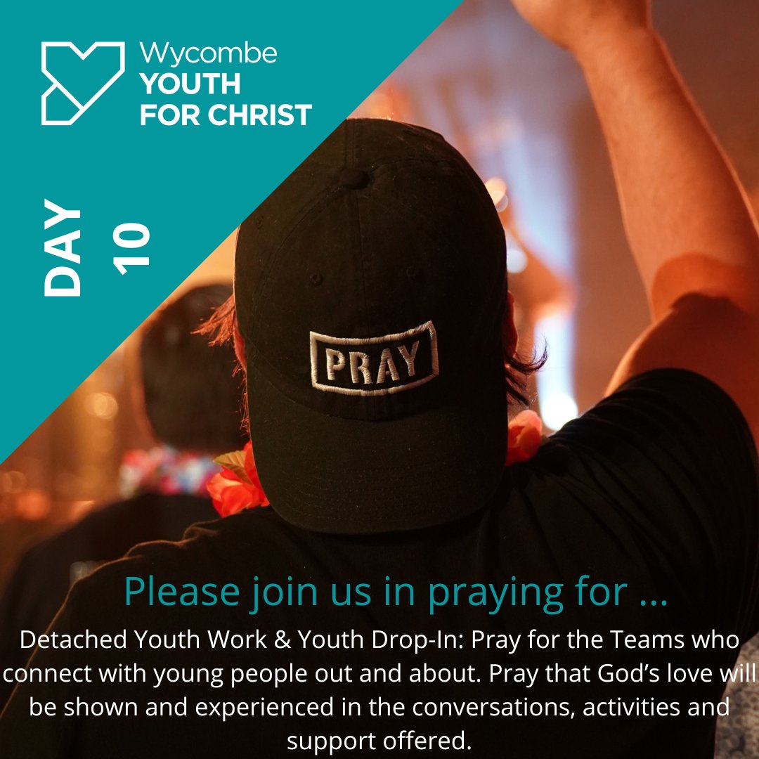Please join us in praying for our detached youth work and youth drop-in teams!

#wycombeyouthforchrist #wycombeyfc #wyfc #4weeksofprayer #prayer #detachedyouthwork #dyw #youthdropin