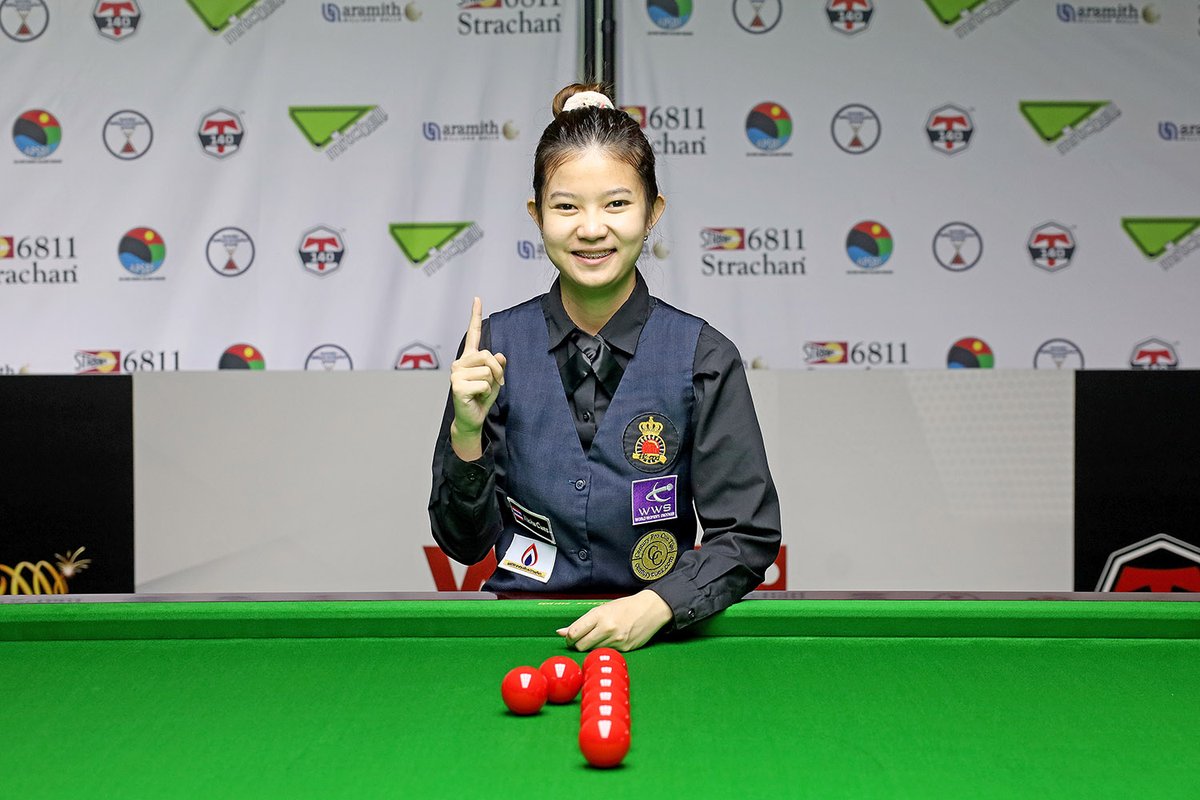 MINK NUTCHARUT TO BECOME WORLD NUMBER 1⃣

Congratulations to Thailand's Mink Nutcharut who will become <a href="/WomensSnooker/">World Women’s Snooker</a> world number one for the first time after she defeated Jade Cullen to reach the quarter-finals of the Asia-Pacific Women's Championship! 👏

#WomensSnooker