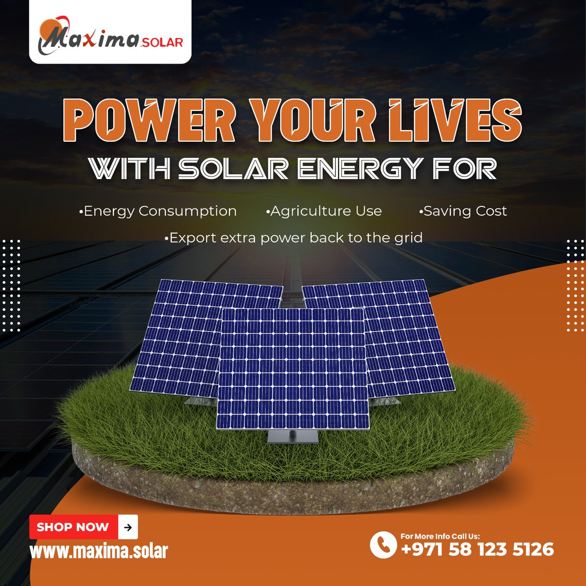 Get in touch with Maxima.Solar to power your lives with solar energy. Use the high solar components of maxima and get multiple benefits of solar energy.
📞+971 55 455 5035
🌐maxima.solar
#maximasolar #maxima #solarcomponents #solarpower #solarenergy