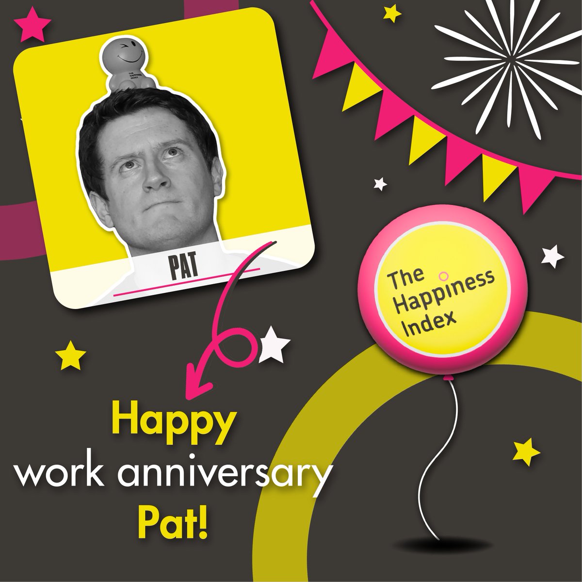 🎈 Happy Quokkaversary to our amazing Customer Success supremo Pat Phelan. Our 1st ever employee!

Pat has been instrumental in shaping our platform, culture and success.

Our customers love him and so do we!

We're so lucky to have Pat at THI!