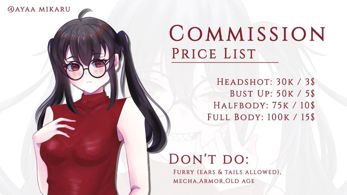 Ayaa Mikaru | Art Commission Open (@AyaaMikaru) / Posts / X
