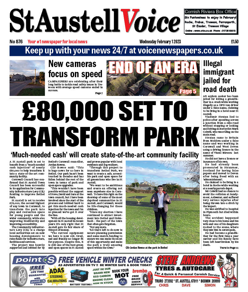 St Austell Voice tweet media