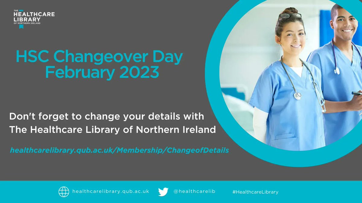The Healthcare Library of Northern Ireland on Twitter "On 