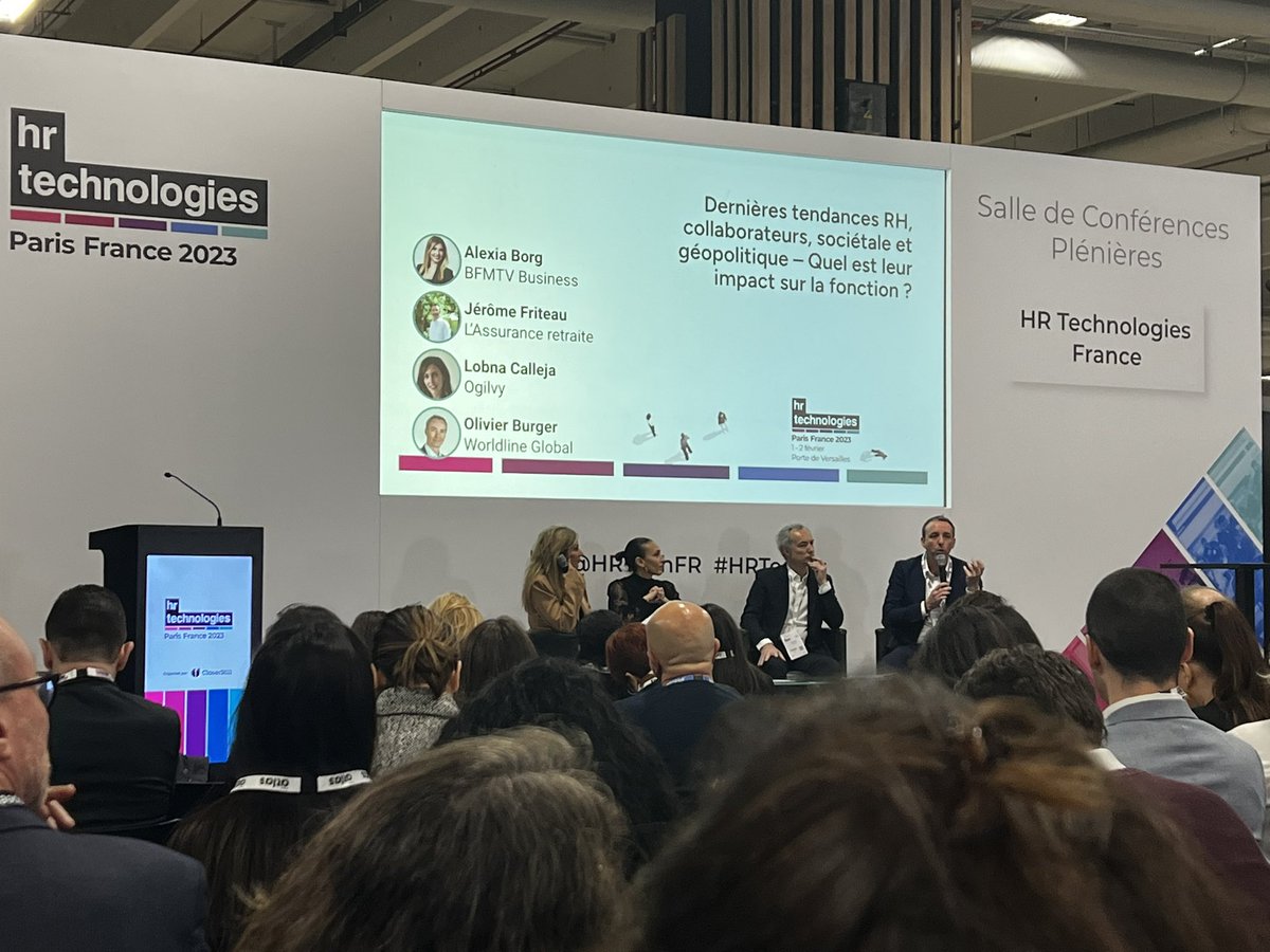 hbaillet's tweet image. « On n’est pas innovant en empilant les outils et les plateformes, mais en remettant l’humain au cœur » @JeromeFriteau @HRTechFR #HRTechFR #marqueemployeur #RH