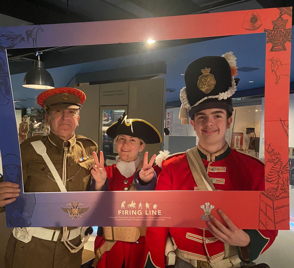Firing Line Museum (@firingline) on Twitter photo Looking for something fun to do with the kids today? Pop in <a href="/FiringLine/">Firing Line Museum</a> to find out more about the history of #MilitaryHelmets
Talks all day & friendly staff ready to welcome you. Discover more about the history of the Cavalry and Infantry in Wales.
#SchoolStrike #WelshMuseums Looking for something fun to do with the kids today? Pop in <a href="/FiringLine/">Firing Line Museum</a> to find out more about the history of #MilitaryHelmets
Talks all day & friendly staff ready to welcome you. Discover more about the history of the Cavalry and Infantry in Wales.
#SchoolStrike #WelshMuseums