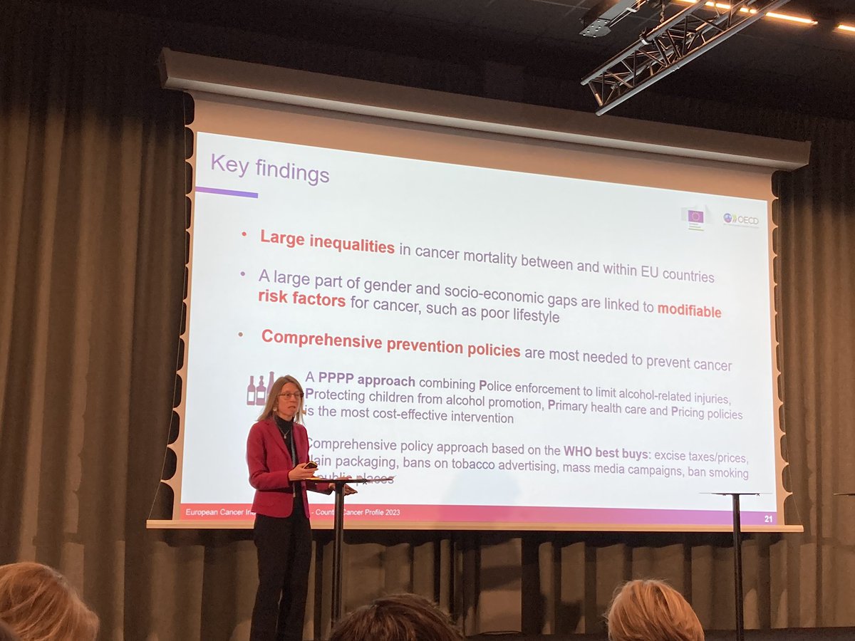 Olivia Wigzell (@owigzell) on Twitter photo The presidency conference on Cancer arranged together with the EU Commission has started. Francesca Colombo from <a href="/OECD_Social/">OECD Social</a> presents data on inequalities. Comprehensive cancer policy should adress lifestyles, primary care and <a href="/WHO/">World Health Organization (WHO)</a> best buys. #sweden2023EU #cancer #equity The presidency conference on Cancer arranged together with the EU Commission has started. Francesca Colombo from <a href="/OECD_Social/">OECD Social</a> presents data on inequalities. Comprehensive cancer policy should adress lifestyles, primary care and <a href="/WHO/">World Health Organization (WHO)</a> best buys. #sweden2023EU #cancer #equity