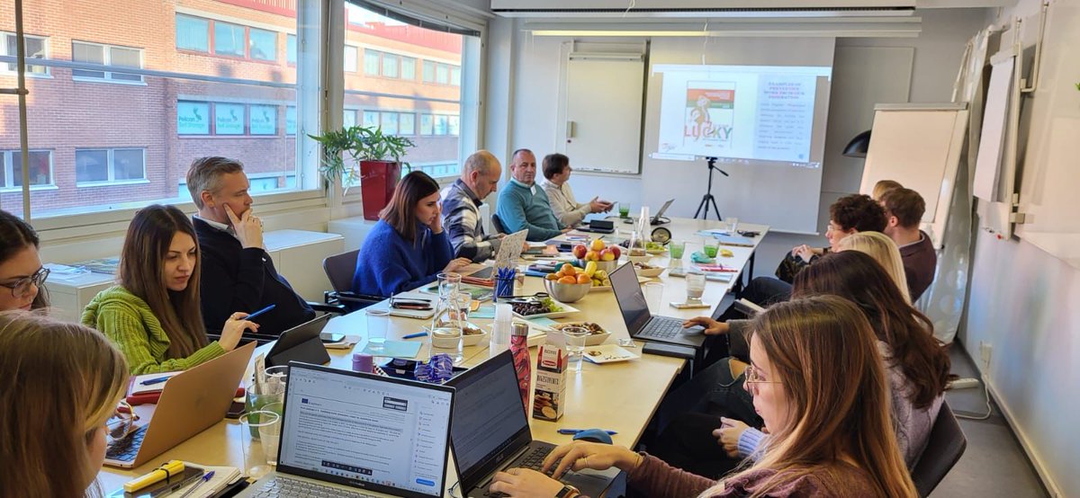 fejarfederacion's tweet photo. Finalizada la primera reunión en Helsinki del proyecto europeo para el desarrollo de medidas preventivas para jóvenes de todos los países involucrados en él (Chipre, Portugal, Finlandia, España) en relación al juego patológico. Gracias a @SospedFound y @EUErasmusPlus #Fejar https://t.co/qr36hkmkLc