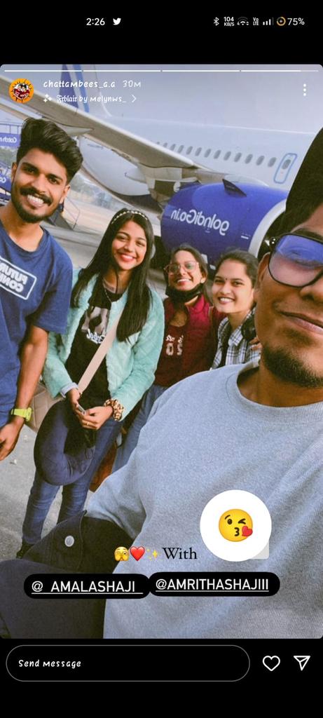 Amala Shaji Not Play Part Of #T67  #Thalapathy67  She Went Youtubers Meet-up 🙂🤝